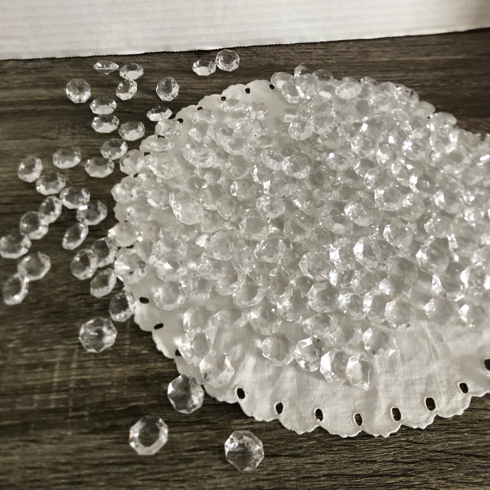 Vtg Replacement Chandelier Crystal Beads